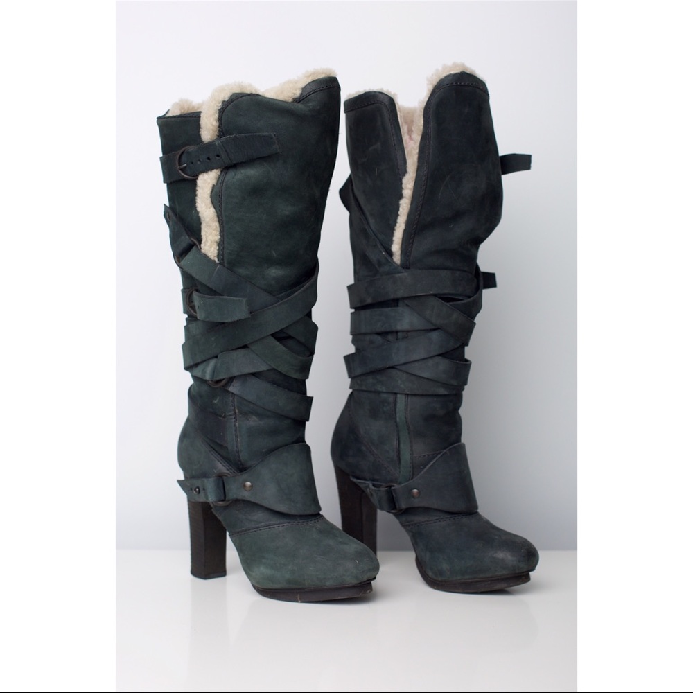 AllSaints Jacks Place Leather Boots